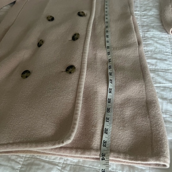 J.Crew collection double breasted sweater, jacket, coat, oversized Xs small pink - Picture 7 of 14